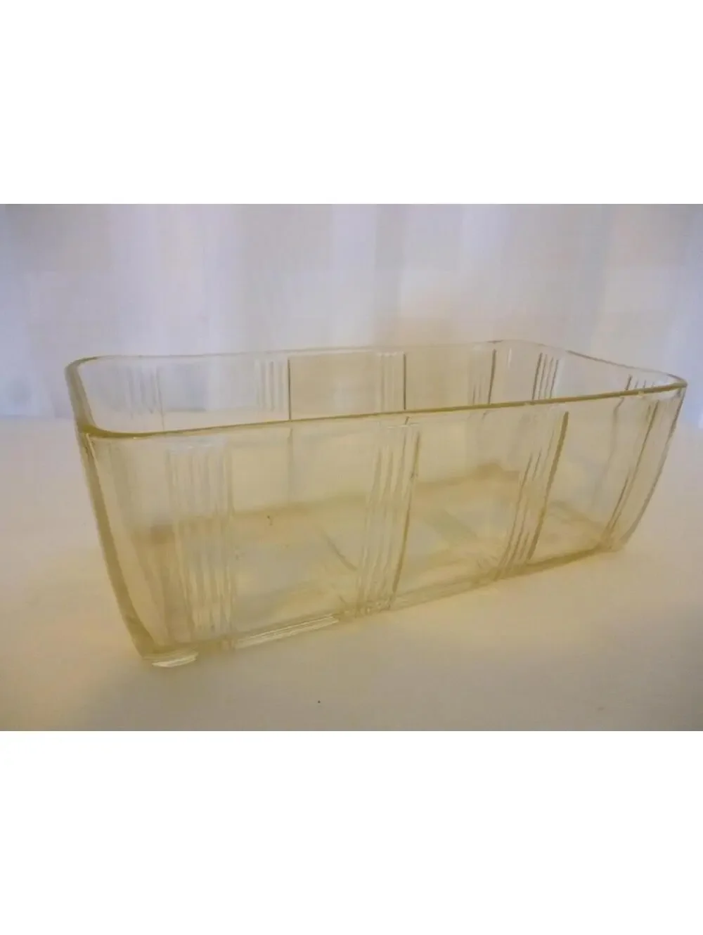Vintage Hazel Atlas Criss Cross Loaf Pan or Refrigerator Dish